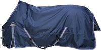 QHP Outdoordeken Turnout Luxe 100grs - maat 130/175 - Navy