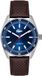 Lacoste LC2011489 Boston Heren Polshorloge - Blauw, Bruin Leer, 39mm