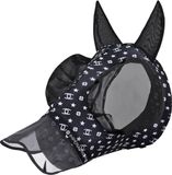 Imperial Riding - Vliegenmasker met Neus - IRHTrail ride - Black AOP - Maat Cob
