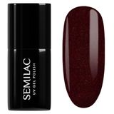 Esmalte Semilac 393 Sparkling Black Cherry Nail UV Gel Polish 7ml