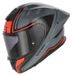 Acerbis Tarmak-X Casque intégral gris/noir/rouge néon L