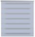 vidaXL Zebra Rolgordijn 120,9 x 175 cm Stofbreedte 116,7 cm Wit