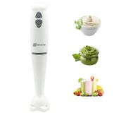 BEHOME Staafmixer 250 Watt | Minipimer staafmixer met stalen lemmet en wasbare schacht | keukenmixer met instelbare snelheid