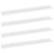 vidaXL Wandschappen 4 st 100x9x3 cm wit