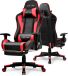 GTPLAYER - Gamingstoel met Bluetooth - Met Voetsteun en 3D Armleuningen - Zwart rood