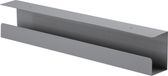KIMEX Goulotte de câbles horizontale pour bureau, 60 cm, gris