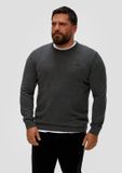 s.Oliver Strickpullover donkergrijs 4XL