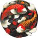 w+d Decor Couple Koi 90 x 90 cm, intérieur et extérieur, lavable