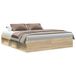 VidaXL Cadre de lit Sonoma chêne 180x200 cm Super King Size