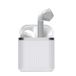 Ecouteur Earbox Ecouteur Oreillette Bluetooth Sans Fil Rechargeable Chargeur Induction Blanc Compatible Smartphone