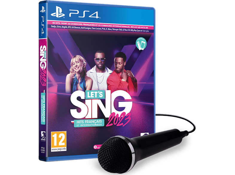 Koch Media let's sing 2023 hits franã§ais et internationaux + microphone fr ps4