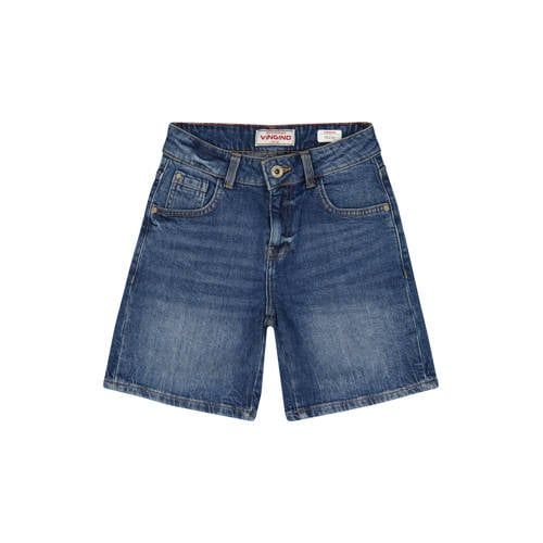 Vingino regular denim short dark blue denim