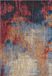 Safavieh Bristol Collection BTL354 Geweven Gebiedstapijt, Blauw & Roest, 155 x 229 cm