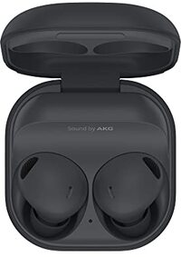 Samsung Galaxy Buds2 Pro Bluetooth-hoofdtelefoon, draadloos, actieve ruisonderdrukking, oplaadhoes, hifi-kwaliteit, waterdicht, antraciet, audio 360, belkwaliteit - versie FR
