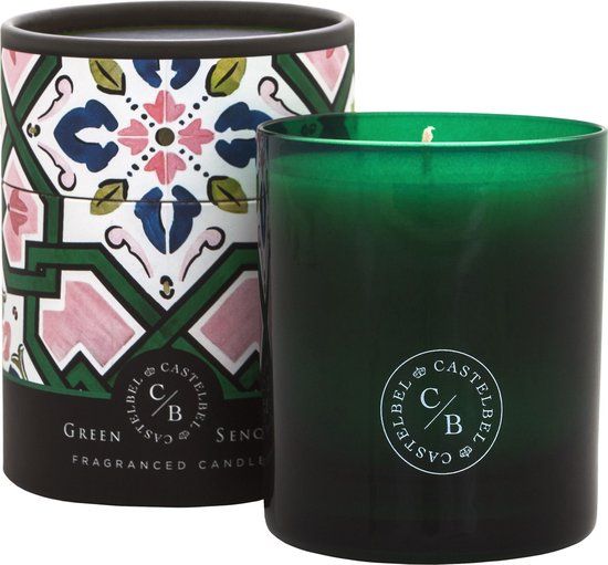 Castelbel Green Sencha Tea Scented Candle - Glass - 210g
