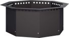 vidaXL - Brasero - Anneau - Noir - 60 x 60 x 25 cm - Acier
