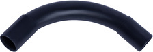 Bocht PVC slagvast 5/8" (16mm) zwart