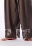 SCHIESSER Pyjama lang Dames deep brown Effen Lange mouw 100% Viscose