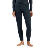 Odlo merino 200 baselayer-legging, "80 jaar"-editie, blauw, dames