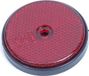 Huismerk Bol Reflector rond 60mm rood