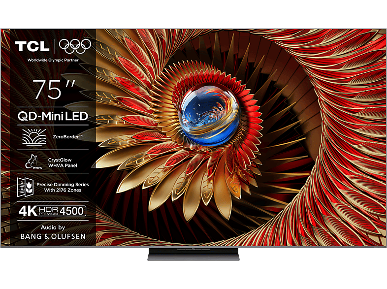 TCL 75C8K / TV screen / 75 inch / 2025
