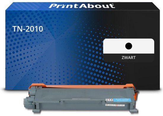 PrintAbout Huismerk Brother TN-2010 Toner Zwart - Compatibel