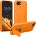 kwmobile back cover voor smartphone - geschikt voor Apple iPhone 17e / iPhone 16e - 1x beschermhoesje van kunststof - In fruitig oranje