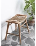 MUST Living Kruk Rex Teakhout - 55x42x50 cm