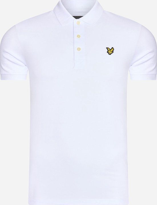 Lyle & Scott Men's Polo Shirt - White - Regular Fit - Size S