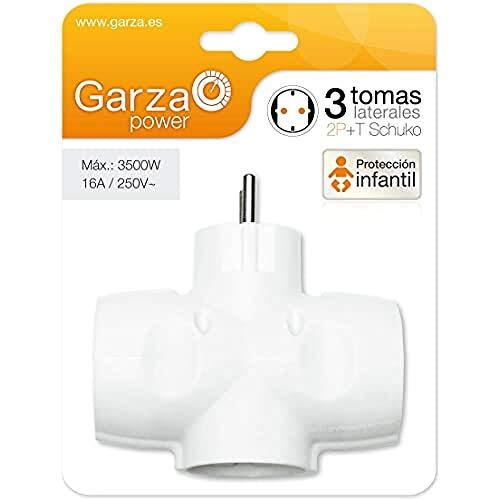 Garza POWER® 3-voudige stekkerdoos met adapter