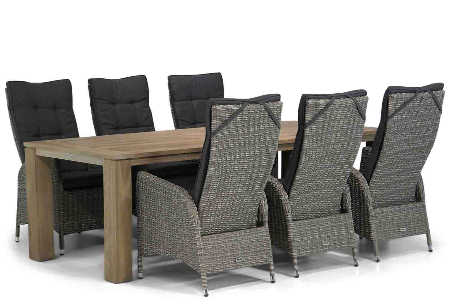 Garden Collections Lincoln/Brighton 240 cm dining tuinset 7-delig - 7423600558574