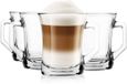 Glasmark Glazen Mokken Set van 4, 180ml, met Oor, Koffie & Thee