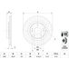 Bosch Lot De 2 Disques De Frein 0 986 479 E76 Citroën Mr205215
