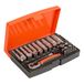 Bahco SL25L dopsleutelset 1/4 inch standaard, Oranje