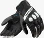 REV'IT! Ritmo Zwart Grijs Handschoenen - Maat XL - Leer - Unisex - Zomer