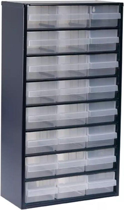 Raaco Metalen ladekast - 24 lades - Donkerblauw - 137409