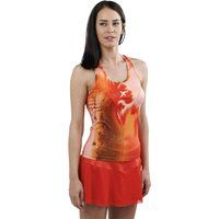 Drop Shot Maira Mouwloos T-shirt L Vrouw Red / Orange Polyester