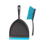 Elliott Stoffpan & Borstel Set, Grijs, One Size