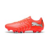 PUMA Unisex Future 9 Play FG/AG voetbalschoen, gloeiend rood wit zwart zilver, 10 UK, Gloeiend Rood PUMA Wit PUMA Zwart PUMA Zilver, 44.5 EU