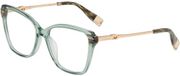 Furla VFU830 Verde trasparente 54/16/140 Vrouw Brilmonturen