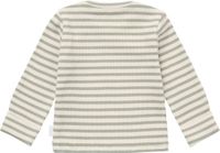 Noppies baby gestreepte longsleeve - groen/ecru