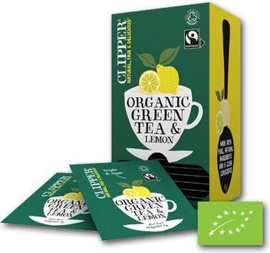 Clipper Green Tea Lemon BIO (6x 25 stuks)