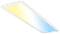 B.K.Licht BRILONER Piatto Plafondlamp LED Paneel Wit 100x25x6 cm CCT Instelbaar Dimbaar met Afstandsbediening EEK A