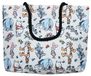 Disney Winnie de Poeh draagtas voor vrouwen, Eeyore Piglet Teigetje Bloemen Print Lichtgewicht Reistas, Grote Canvas Portemonnee, Outfit Accessoire, Werk Tote, Dagelijkse Carry-All Tote, Meerkleurig