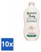 Garnier 10 x Body Sensitive Lichaamslotion voor de gevoelige huid, met havermelk en probiotica, 400 ml - Voordeelverpakking