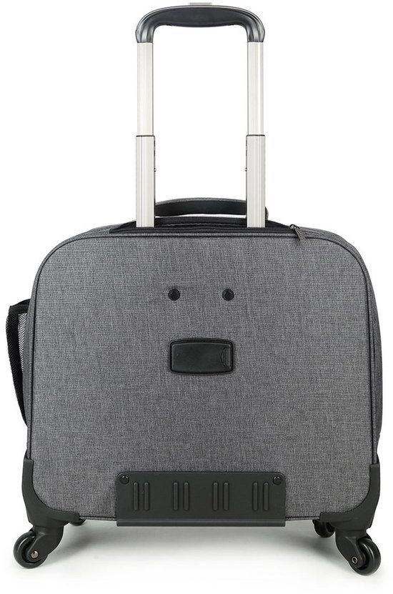 Decent Bellatrix Business Laptop Trolley - Grijs - Softcase - Handbagage