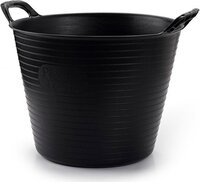 PLASTICFORTE Flexibele emmer/kuip - Zwart - 42 liter