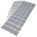 Adsamm® 200 x Zelfklevende Viltglijders Grijs 25x25 mm Vierkant 3,5 mm Dik