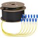 EFB Elektronik O8341S80OS2 InfiniBand und Glasfaserkabel 80 m 12x SC U-DQ(ZN) BH Schwarz, Blau, Gelb