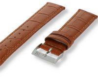 Morellato PMX146BOLLE22 Basic Collectie Horlogeband - 22mm - Bruin Leer
